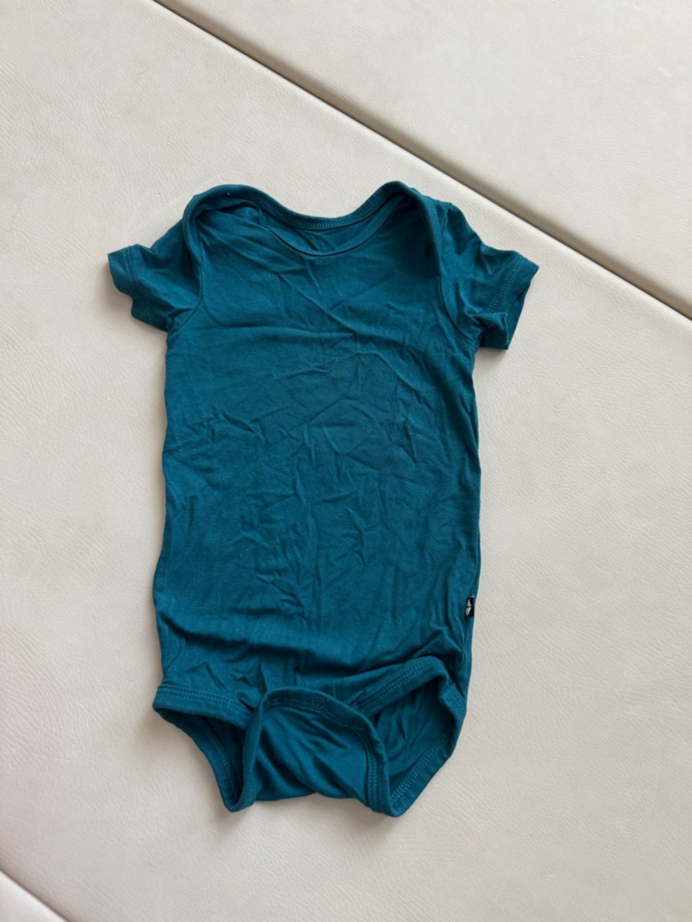 Kyte BABY Teal Short-Sleeve One-Piece